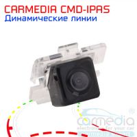 Mitsubishi Lancer X (hatch) 2007 - …, Outlander II XL/III 2006 - … Цветная штатная камера заднего вида с динамическими линиями (ночная съемка, линза-стекло) CARMEDIA CMD-IPAS-MIT03