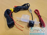CarMedia CM-7244K CCD-sensor Night Vision (ночная съёмка) с линиями разметки (Линза-Стекло) Цветная штатная камера заднего вида для автомобилей Kia Sportage 4 (с 2016г.в. по 2020г.в.) вместо плафона подсветки номера. Изображение 3