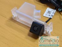 Kia Rio Седан (с 2017г.в. по 2019г.в.) CarMedia CM-7336K CCD-sensor Night Vision (ночная съёмка) с линиями разметки (Линза-Стекло) Цветная штатная камера заднего вида
