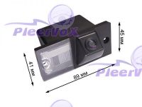 Pleervox PLV-CAM-HYN04 Цветная штатная камера заднего вида для автомобилей Hyundai H1 Starex. Изображение 1