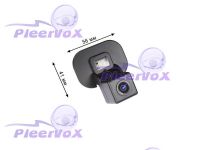 Pleervox PLV-CAM-HYN06 Цветная штатная камера заднего вида для автомобилей Hyundai Solaris седан. Изображение 1
