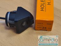 Цветная камера заднего вида c омывателем для универсальной установки CarMedia CM-7207AQUA AHD-CVBS Night Vision (ночная съёмка) с линиями разметки (Линза-Стекло) в автомобили с омывателем заднего стекла. Изображение 5