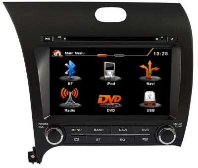 Штатное головное мультимединое устройство Daystar DS-7021HD S3 / платформа S3 NEW для автомобиля KIA CERATO 2013- + Программа навигации Прогород-2013 (Лицензия)