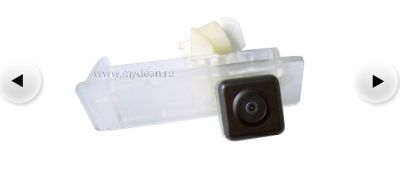 Камера заднего вида MyDean VCM-363C для установки в Renault Fluence (стекло) с линиями разметки