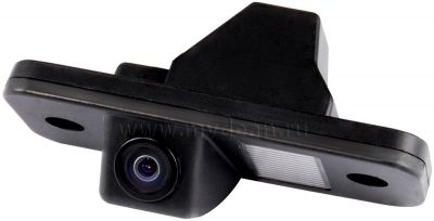 Камера заднего вида MyDean VCM-300C DM для установки в Huyndai Santa Fe 2012- new  (стекло) с линиями разметки