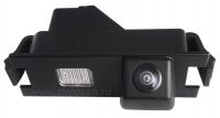 Камера заднего вида MyDean VCM-418C для установки в Hyundai Solaris Hatchback (стекло) с линиями разметки