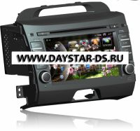 Штатное головное мультимедийное устройство DayStar DS-7071HD Android 2.3.4 inet для автомобиля Kia Sportage New + ТВ-антенна Calearo ANT 71 37 121 (122) или штатная камера заднего вида (универсальная)