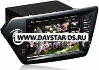 Штатное головное мультимедийное устройство DayStar DS-7090HD Android 2.3.4 inet для автомобиля Kia Rio + ТВ-антенна Calearo ANT 71 37 121 (122) или штатная камера заднего вида (универсальная)
