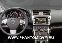 Штатное головное мультимедийное устройство Phantom DVM-6500 HD (без навигации) 800x480 (Интернет)  Mazda6 2007-2011. Изображение 1