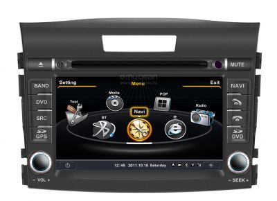 Штатное головное устройство MyDean 1111 для автомобиля Honda CR-V (2012+) + Карты навигации Navitel 5.x Пробки (Лицензия)  + Штатная камера заднего вида + ТВ-антенна Calearo ANT внутренней установки 