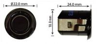 Чувствительный ультразвуковой датчик Black 12 для парковочных систем Phantom/Flashpoint: FP400 D/I/F/M/MF/Z FP800Z