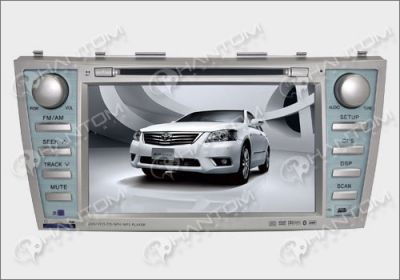 Штатное головное мультимедийное устройство Phantom DVM-1720G i6 uBlox chipset FullHD (Интернет) для Toyota Camry 2007- V40 + Карты навигации Navitel 7.7 (Лицензия) XXL (Россия) + Камера заднего вида + ТВ-антенна + Модем