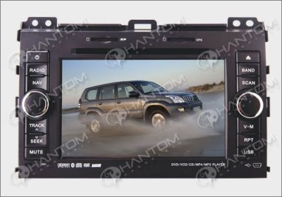 Штатное головное мультимедийное устройство Phantom DVM-3006D HDi uBlox chipset FullHD (Интернет) Toyota Prado 120 + Карты навигации Navitel 5 (Лицензия) XXL (Россия) + TV-Антенна DVB-Tx2 + Камера заднего вида Daystar DS-9529C или Daystar 