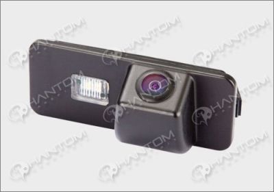 Phantom CAM-0538 Штатная камера заднего вида для автомобиля VW Polo, Jetta, Passat CC, Golf new - (стекло) с линиями разметки