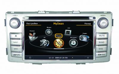 Штатное головное устройство MyDean 1143 модуль для автомобилей Toyota Hilux + Карты навигации Navitel 5.x Пробки (Лицензия)