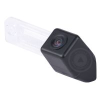 Камера заднего вида MyDean VCM-385C для установки в Skoda Superb (стекло) с линиями разметки