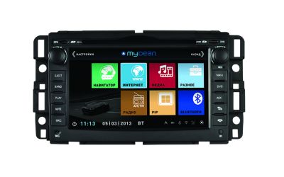 Штатное головное устройство MyDean 3021 для автомобилей Chevrolet Tahoe (2011-) + Карты навигации Navitel (Лицензия) пробки/интернет + Wi-Fi адаптер + Камера заднего вида + 3G/GPRS модем