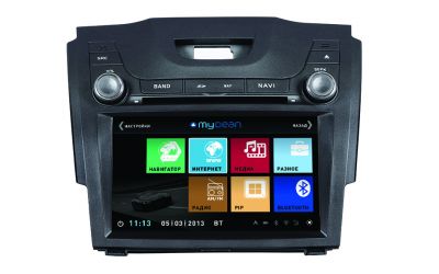 Штатное головное устройство MyDean 3203 для автомобилей Chevrolet Trailblazer (2013-) + Карты навигации Navitel (Лицензия) пробки/интернет + Wi-Fi адаптер + Камера заднего вида + 3G/GPRS модем