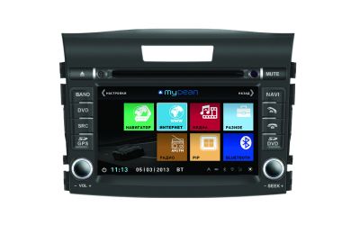 Штатное головное устройство MyDean 3111 для автомобилей Honda CR-V (2012- ) + Карты навигации Navitel (Лицензия) пробки/интернет + Wi-Fi адаптер + Камера заднего вида + 3G/GPRS модем