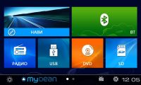 MyDean 2355 - навигационная мультимедийная система, разработанная специально для автомобилей SsangYong Actyon (2013-).. Изображение 2