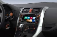 Штатное головное устройство MyDean 3028 для автомобилей Toyota Auris (2006-2012) + Карты навигации Navitel (Лицензия) пробки/интернет + Wi-Fi адаптер + Камера заднего вида + 3G/GPRS модем. Изображение 1