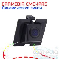Toyota Land Cruiser Prado 150 2009 - … / Lexus GX II 2009 - … Цветная штатная камера заднего вида с динамическими линиями (ночная съемка, линза-стекло) CARMEDIA CMD-IPAS-TYPR03