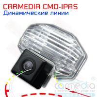 Toyota Corolla E12 2001-2006, Corolla 2006-2011, Auris 2006-2011 Цветная штатная камера заднего вида с динамическими линиями (ночная съемка, линза-стекло) CARMEDIA CMD-IPAS-TYC02