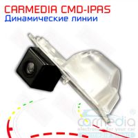  Opel Mokka Цветная штатная камера заднего вида с динамическими линиями (ночная съемка, линза-стекло) CARMEDIA CMD-IPAS-OPL03