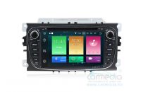 Ford Focus II, Mondeo, S-MAX, Galaxy, Tourneo/Transit Connect черный CARMEDIA MKD-F746B-P30-8 Android 9.0 Штатное головное мультимедийное устройство
