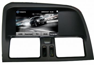 Штатное головное устройство MyDean 7106 для автомобиля Volvo XC60 (-2010) + Карты навигации Navitel 5.x Пробки (Лицензия)